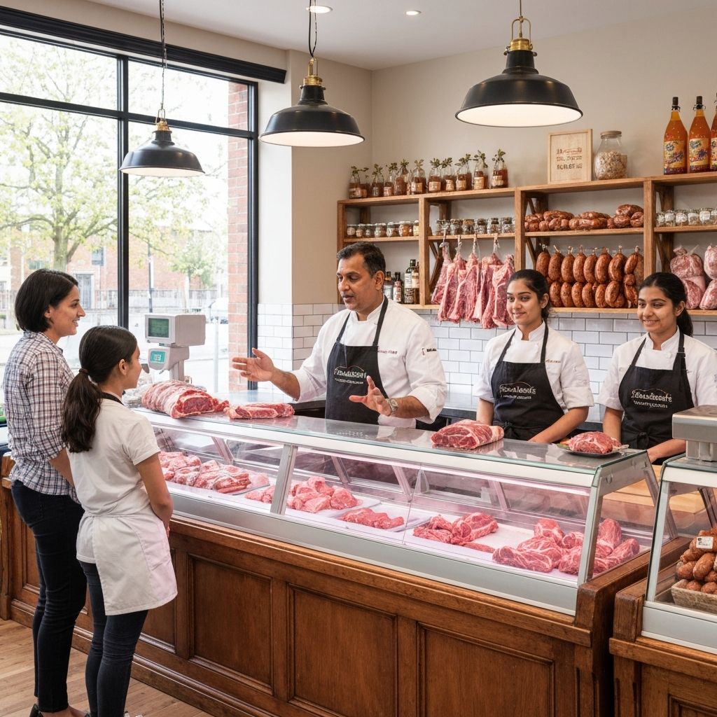 Our butcher shop today